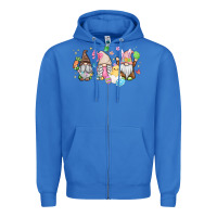 True Royal easter gnomies Zipper Hoodie - MaliasSmallBusiness