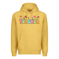 Antique Gold custom teacher flowers Premium Hoodie - JahusDesignShop