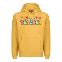 Mustard custom teacher flowers Premium Hoodie - JahusDesignShop