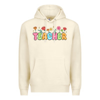 Sandshell custom teacher flowers Premium Hoodie - JahusDesignShop