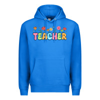 True Royal custom teacher flowers Premium Hoodie - JahusDesignShop