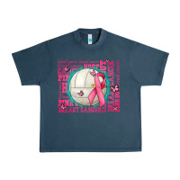 Midnight Navy pink out breast cancer volleyballs Urban Heavy Tee - AdoDesignShop