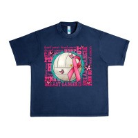 Navy pink out breast cancer volleyballs Urban Heavy Tee - AdoDesignShop