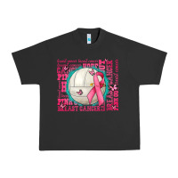 Pigment Black pink out breast cancer volleyballs Urban Heavy Tee - AdoDesignShop