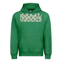 Emerald retro smiley faces Urban Hoodie - TumblerDesignByShophia