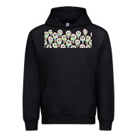 Foreset Green retro smiley faces Urban Hoodie - TumblerDesignByShophia