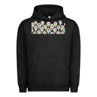 Pigment Black retro smiley faces Urban Hoodie - TumblerDesignByShophia