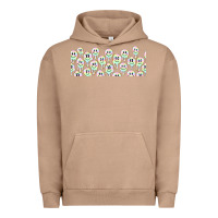 Pigment Burro retro smiley faces Urban Hoodie - TumblerDesignByShophia