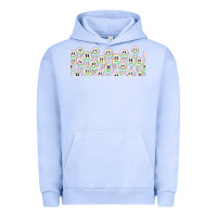 Pigment Grape Ice retro smiley faces Urban Hoodie - TumblerDesignByShophia