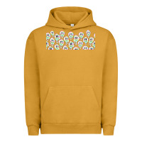 Pigment Peanut Butter retro smiley faces Urban Hoodie - TumblerDesignByShophia