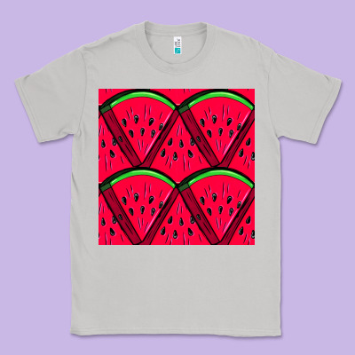 Watermelon Slices Seamless Pattern Classic Tee Designed By Bundleandbundleshop