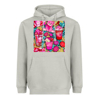 Moon Dust valentines day with love coffee cups  seamless pattern bbs Heavyweight Hoodie - BundleAndBundleShop