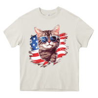 Cream cat2 Heavy Core Tee - Unal Design