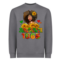 Storm afro woman juneteenth 1865 Heavyweight Sweatshirt - AdoDesignShop