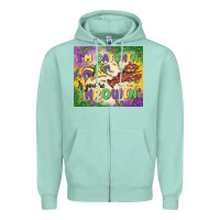 Seafoam i'm catchin' if you're throwin Zipper Hoodie - MaliasSmallBusiness