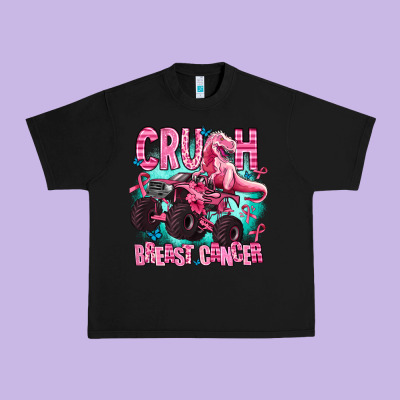 Crush Breast Cancer Urban Heavy Tee Designed By Adodesignshop