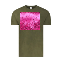 Vintage Olive pink glitter Vintage Tee - JahusDesignShop