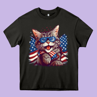 Cat4 Heavy Core Tee Designed By Unal Design
