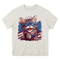 Cream cat4 Heavy Core Tee - Unal Design