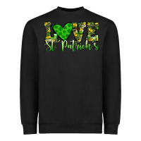 Black love st patrick s heart Heavyweight Sweatshirt - JahusDesignShop