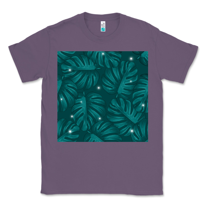 Tropical  Leaves Seamless Pattern Classic Tee by BundleAndBundleShop | Teevron
