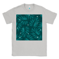 Moon Dust Tropical  Leaves Seamless Pattern Classic Tee - BundleAndBundleShop