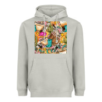 Moon Dust western cowgirl coffee cup with cowhide seamless pattern bbs Heavyweight Hoodie - BundleAndBundleShop