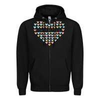 Black 100 days of school Zipper Hoodie - MaliasSmallBusiness