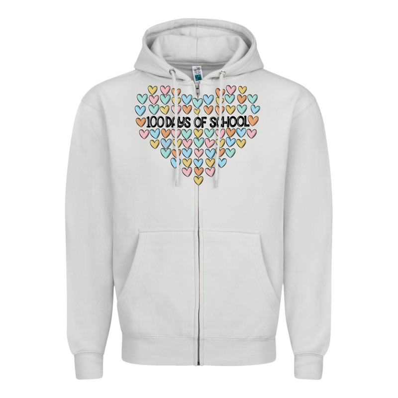 100 Days Of School Zipper Hoodie by MaliasSmallBusiness | Teevron