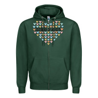 Sports Green 100 days of school Zipper Hoodie - MaliasSmallBusiness