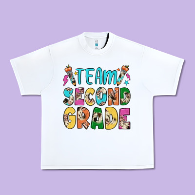 Team Second Grade Urban Heavy Tee Designed By Jahusdesignshop