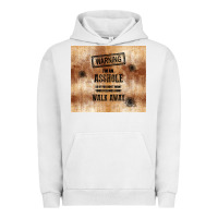 Pigment Lunar Rock warning i'm an asshole with rusty background Urban Hoodie - TumblerDesignByShophia