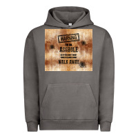 Pigment Tornado warning i'm an asshole with rusty background Urban Hoodie - TumblerDesignByShophia