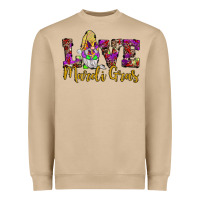 Mushroom love mardi gras gnome Heavyweight Sweatshirt - JahusDesignShop