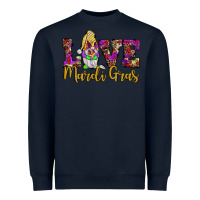 Navy love mardi gras gnome Heavyweight Sweatshirt - JahusDesignShop