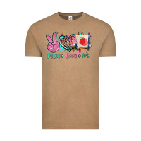 Vintage Coffee peace love art   ado Vintage Tee - AdoDesignShop