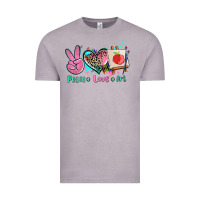 Vintage Zinc peace love art   ado Vintage Tee - AdoDesignShop