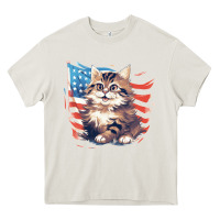 Cream cat3 Heavy Core Tee - Unal Design