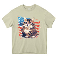 Mossy cat3 Heavy Core Tee - Unal Design