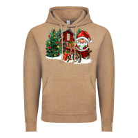 Vintage Coffee christmas gnomes barnyard Vintage Hoodie - FaDigitalArtStudio