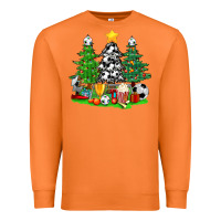 Carrot Christmas With Soccer Trees Premium Sweatshirt - BundleAndBundleShop