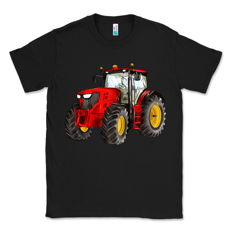 Western Farm Tractor Red Classic Tee by Artiststas | Teevron