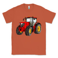 Copper western farm tractor red Classic Tee - Artiststas