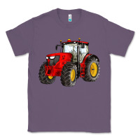 Lavender western farm tractor red Classic Tee - Artiststas
