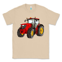 Mushroom western farm tractor red Classic Tee - Artiststas