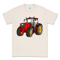 Natural western farm tractor red Classic Tee - Artiststas