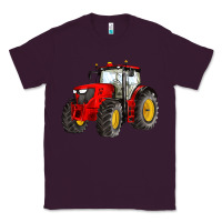 Plum western farm tractor red Classic Tee - Artiststas