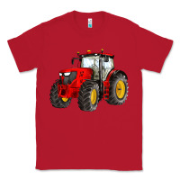 Red western farm tractor red Classic Tee - Artiststas