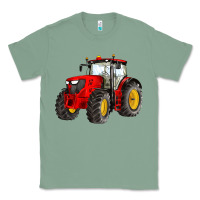 Sage western farm tractor red Classic Tee - Artiststas