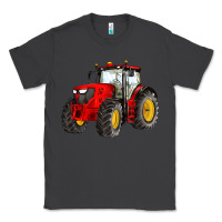 Smoke western farm tractor red Classic Tee - Artiststas